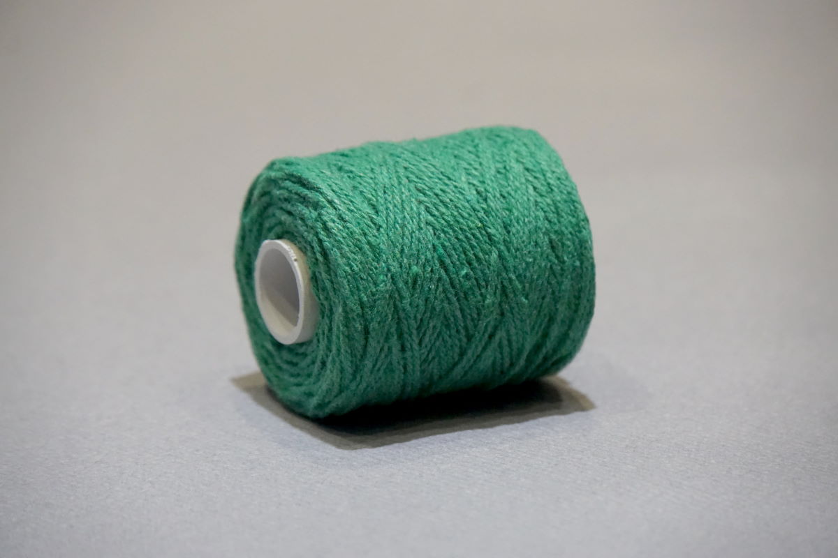 Ficelle en coton &oslash;1 mm. - bobines 50 gr.  vert moyen